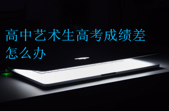 高中藝術生高考成績差怎么辦