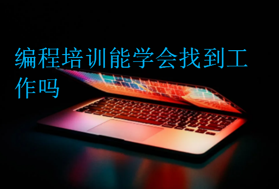編程培訓能學會找到工作嗎